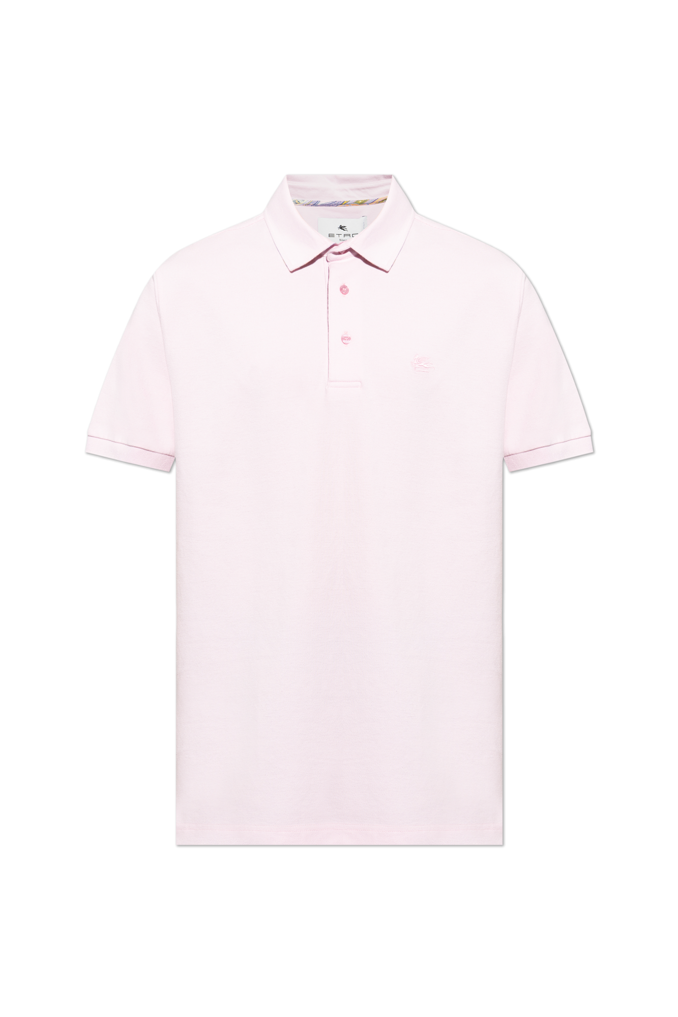 Pink Polo with embroidered logo Etro - Vitkac Canada